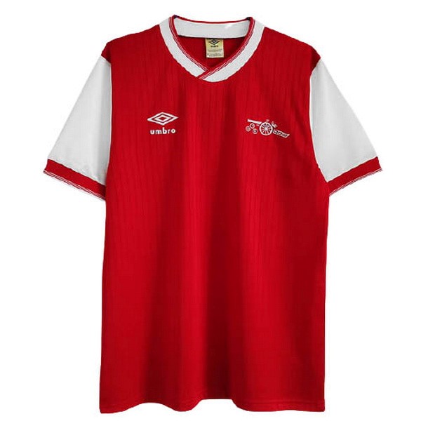 Tailandia Camiseta Arsenal 1ª Kit Retro 1983 1984 Rojo